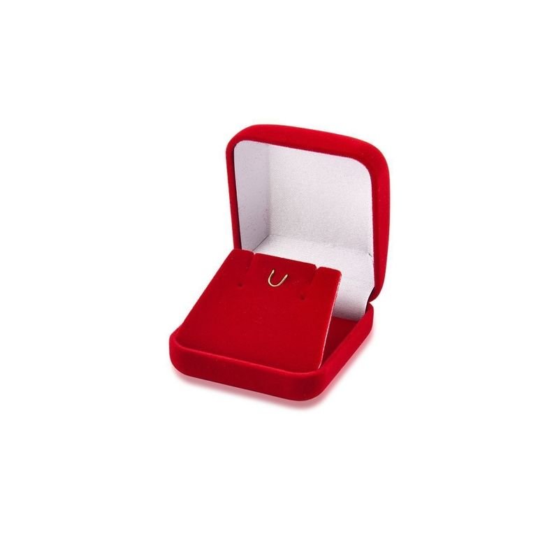 caixa de veludo universal - vermelho ou preto