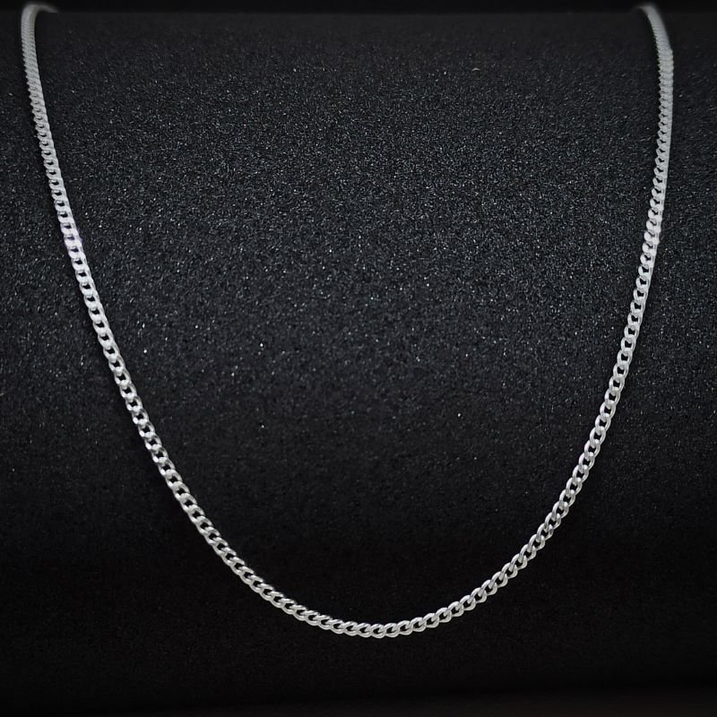 Corrente Grumet de prata 50cm