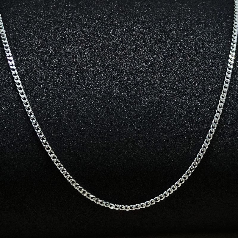 Corrente Grumet de prata 50cm