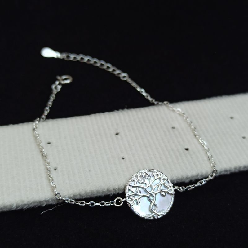 Pulseira arvore da vida de em base madrepérola