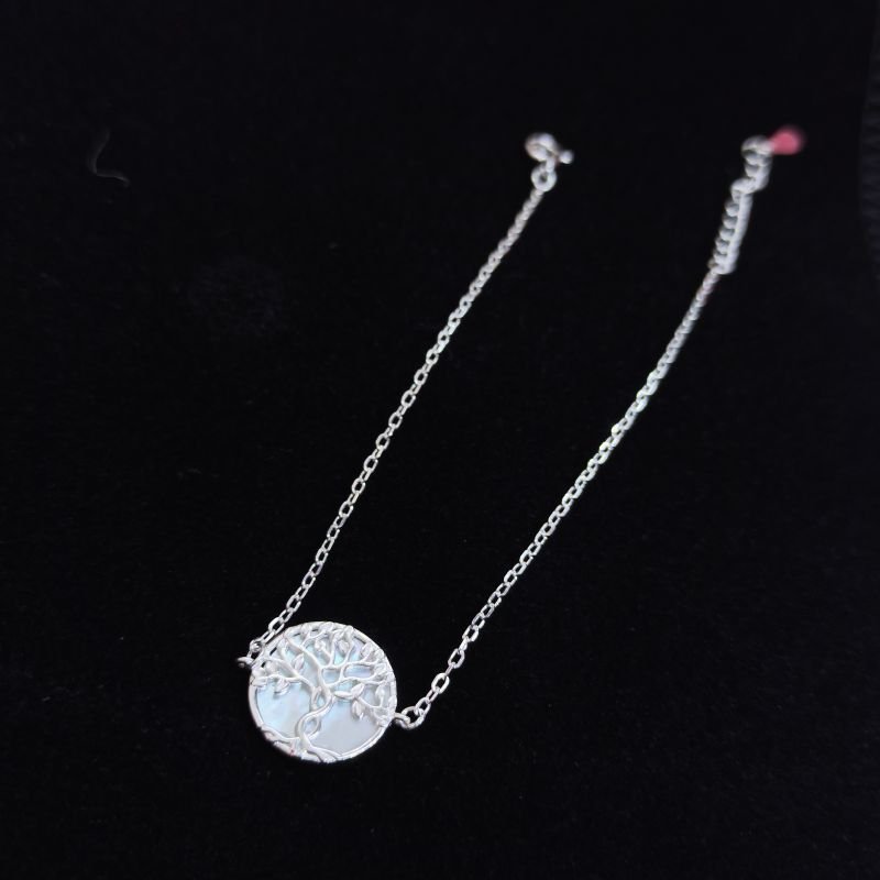 Pulseira arvore da vida de em base madrepérola