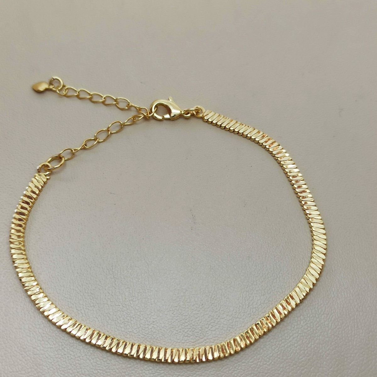 Pulseira folheado a ouro 