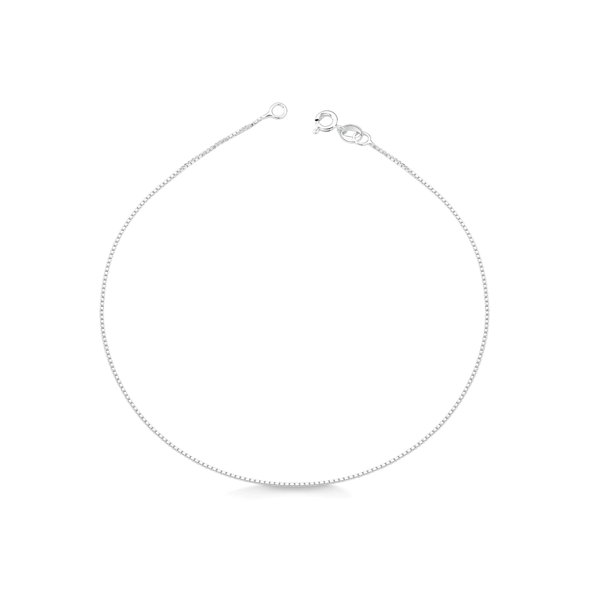 Tornozeleira Veneziana de prata